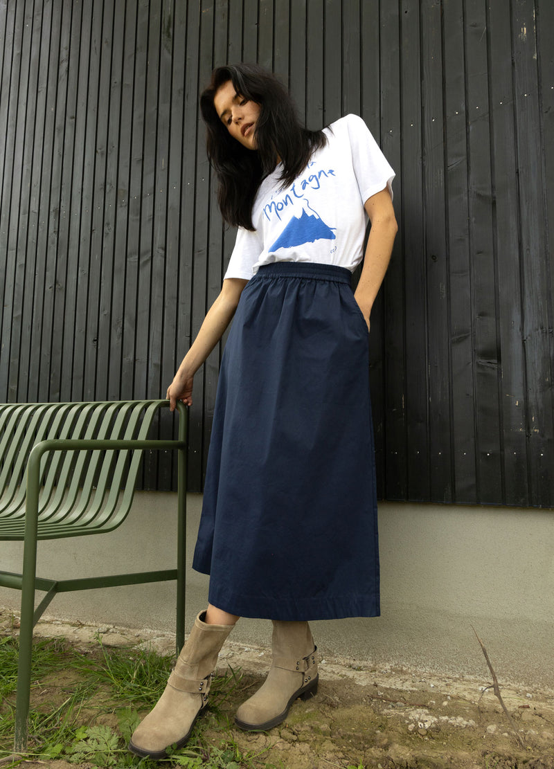 CC Heart CC HEART PHOEBE LONG SKIRT Skirt Navy - 563