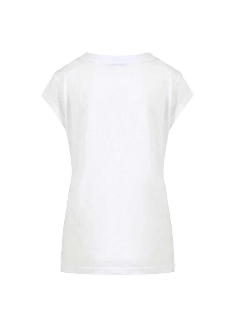 CC Heart CC HEART POSITIVITY T-SHIRT - CAP SLEEVE T-Shirt White - 200