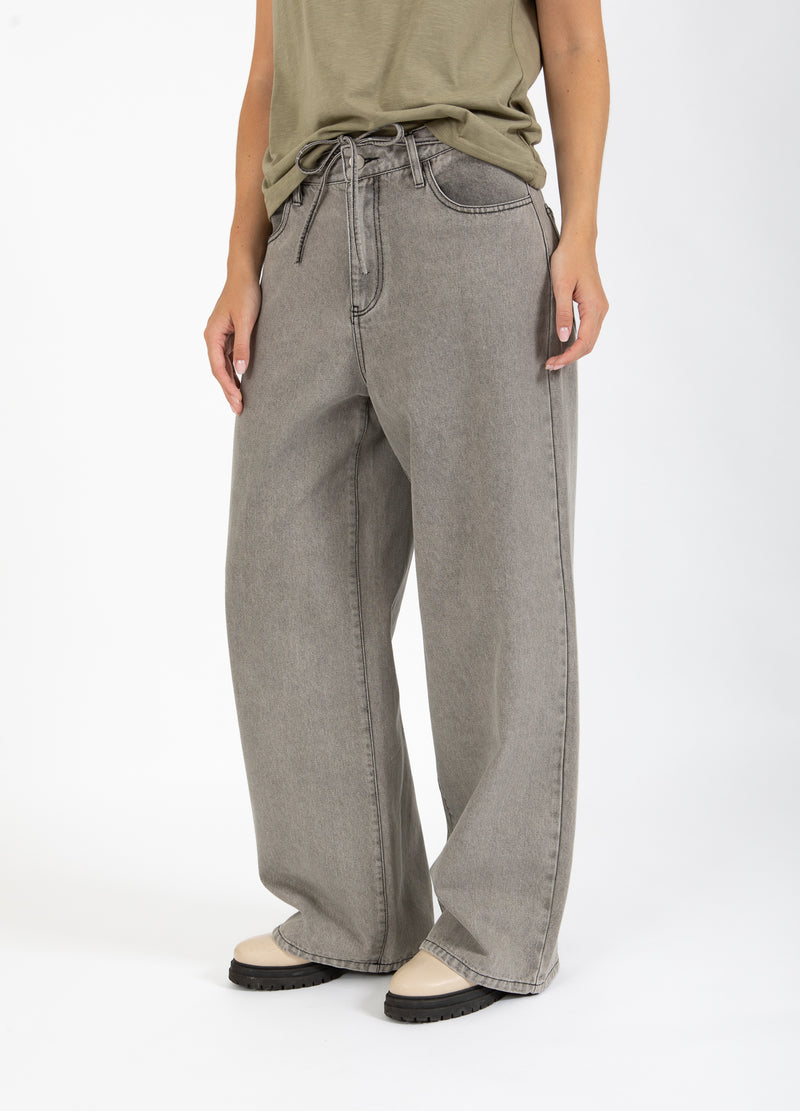 CC Heart CC HEART QUINN LOOSE DENIM PANTS Pants Grey denim - 163