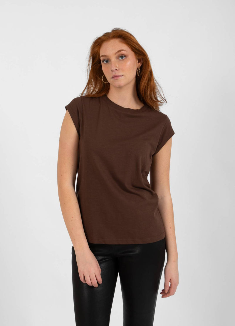 CC Heart CC HEART REGULAR T-SHIRT T-Shirt Chocolate nut - 389