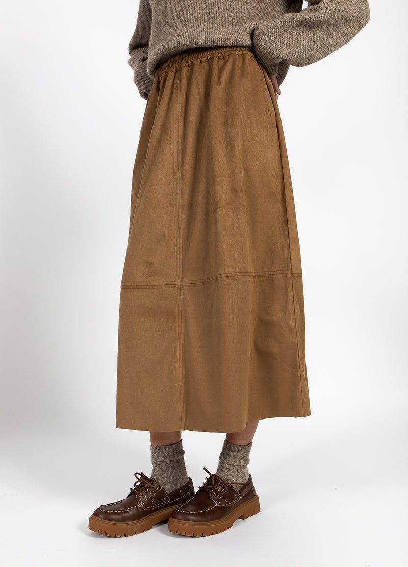 CC Heart CC HEART ROMY LONG SKIRT Skirt Golden brown - 792