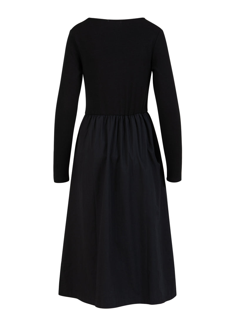 CC Heart CC HEART RYLAN MIX DRESS LONG SLEEVE Dress Black - 100
