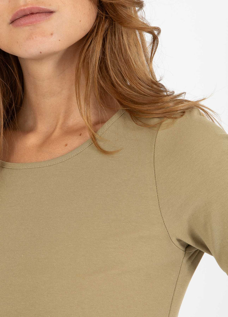 CC Heart CC HEART RYLAN MIX DRESS SHORT SLEEVE Dress Sand olive - 406