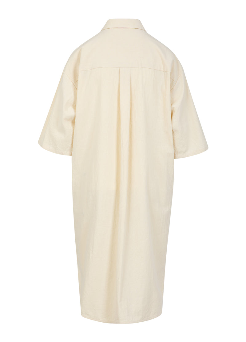 CC Heart CC HEART SCOUT LINEN-LOOK SHIRT DRESS Dress Light honey - 790