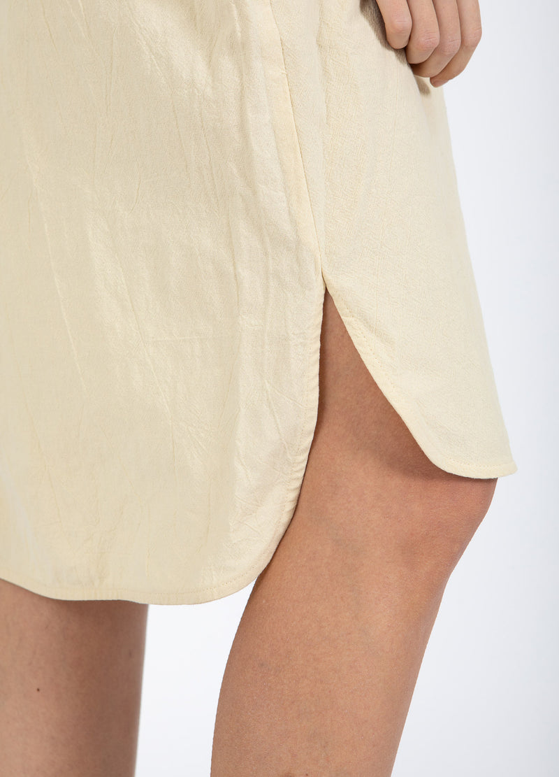 CC Heart CC HEART SCOUT LINEN-LOOK SHIRT DRESS Dress Light honey - 790