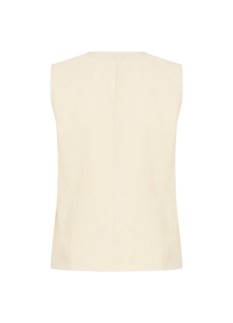 CC Heart CC HEART SCOUT LINEN-LOOK VEST TOP Vest Light honey - 790