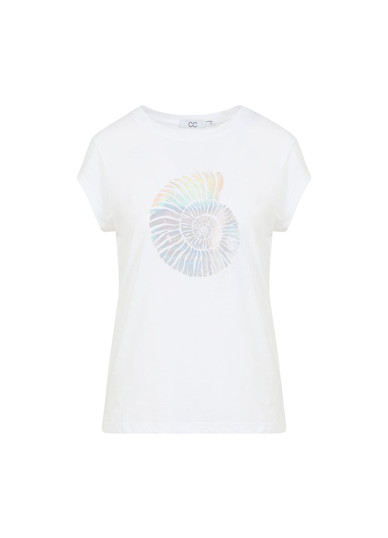 CC Heart CC HEART SHELL TEE - CAP SLEEVE T-Shirt White - 200
