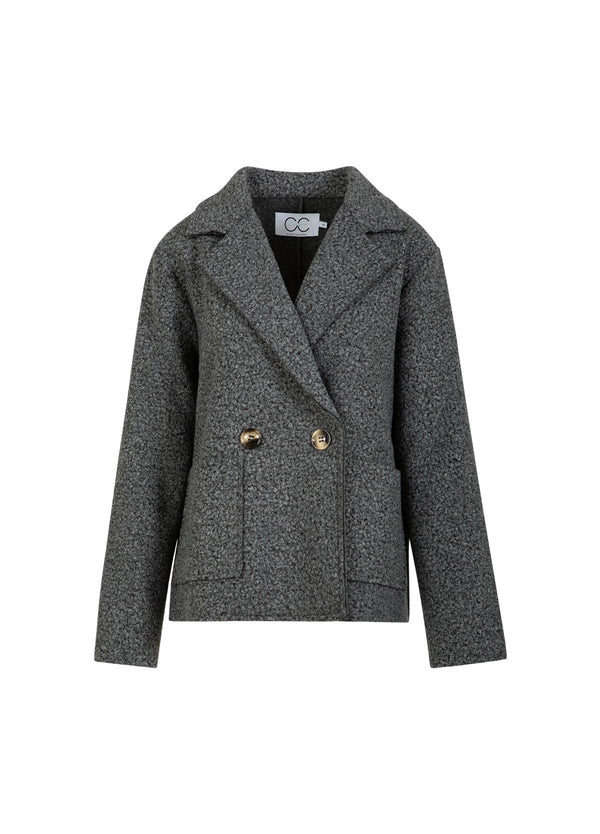 CC Heart CC HEART SIENNA BOUCLE JACKET Outerwear Dark Grey - 101