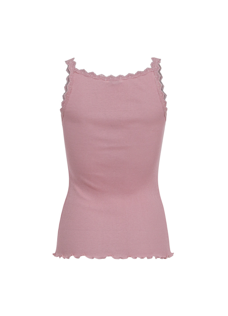 CC Heart CC HEART SILK LACE CAMISOLE Top - Short sleeve Old rose - 690
