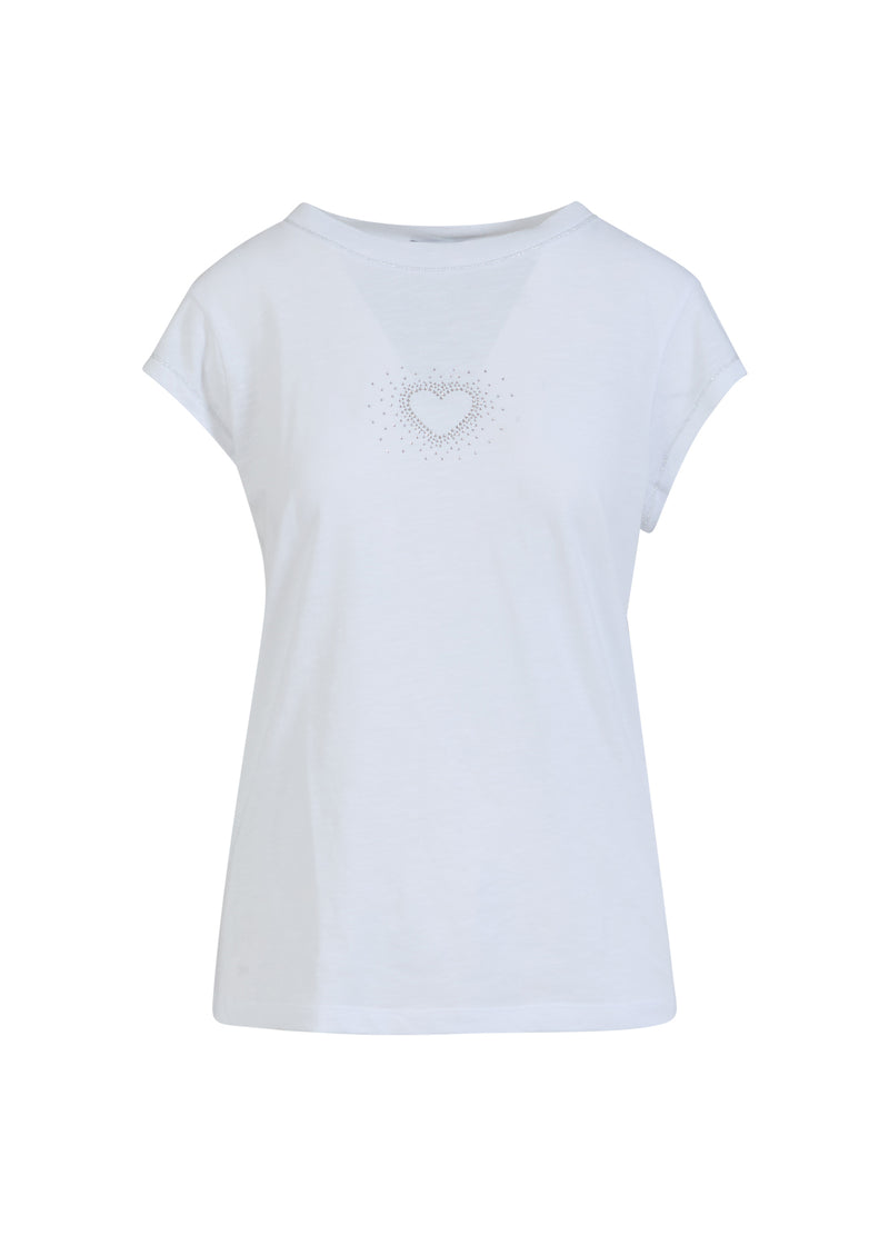 CC Heart CC HEART SIMILI T-SHIRT - SHORT SLEEVE T-Shirt White - 200