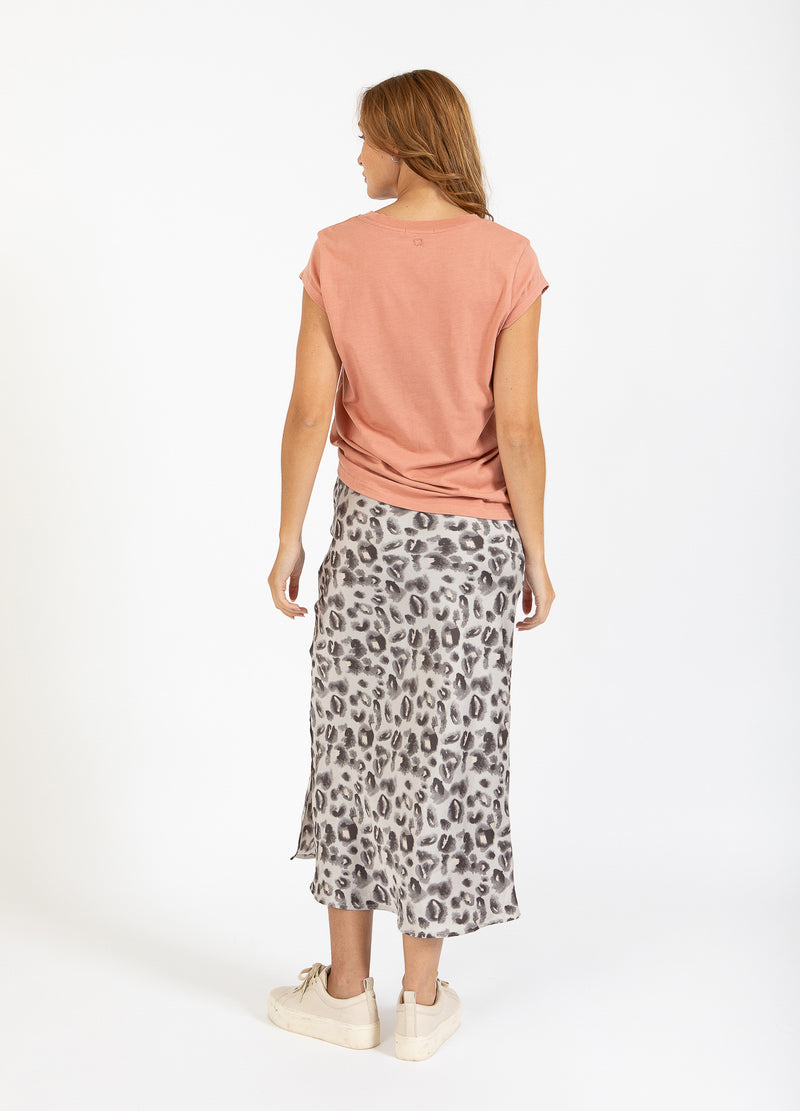 CC Heart CC HEART SKYLER MIDI SKIRT M. PRINT Skirt Grey leo - 145