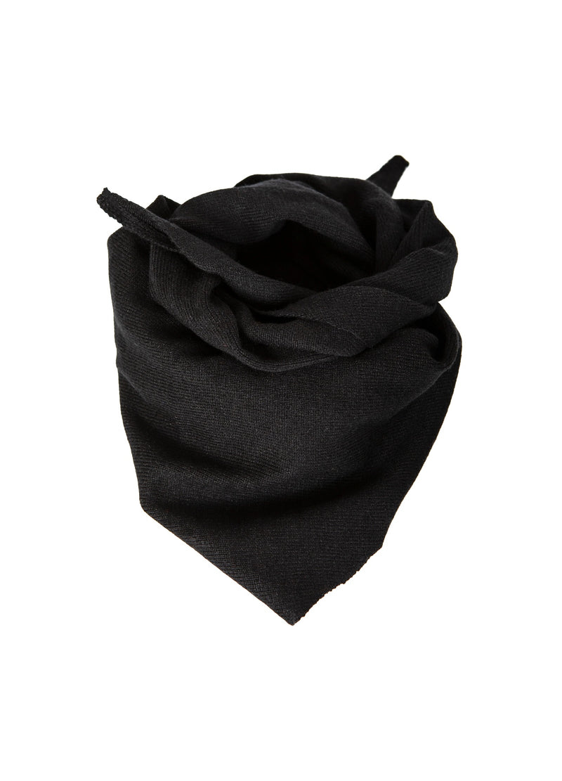 CC Heart CC HEART SOFT CASHMERE TRIANGLE SCARF Accessories Black - 100