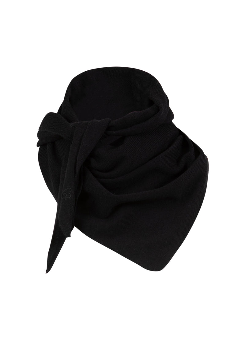 CC Heart CC HEART SOFT TRIANGLE SCARF Accessories Black - 100