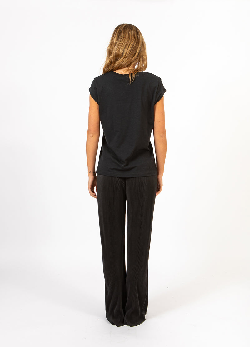 CC Heart CC HEART SOLEIL TEE - CAP SLEEVES T-Shirt Black - 100
