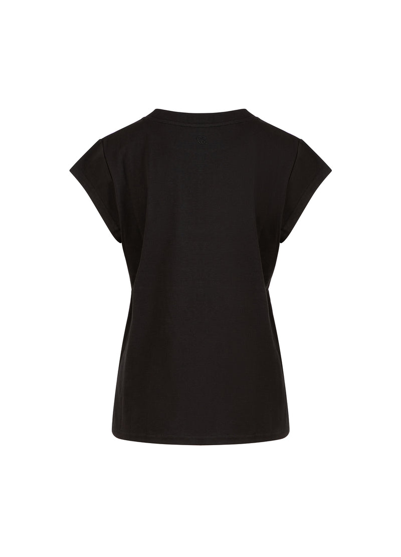 CC Heart CC HEART SOLEIL TEE - CAP SLEEVES T-Shirt Black - 100