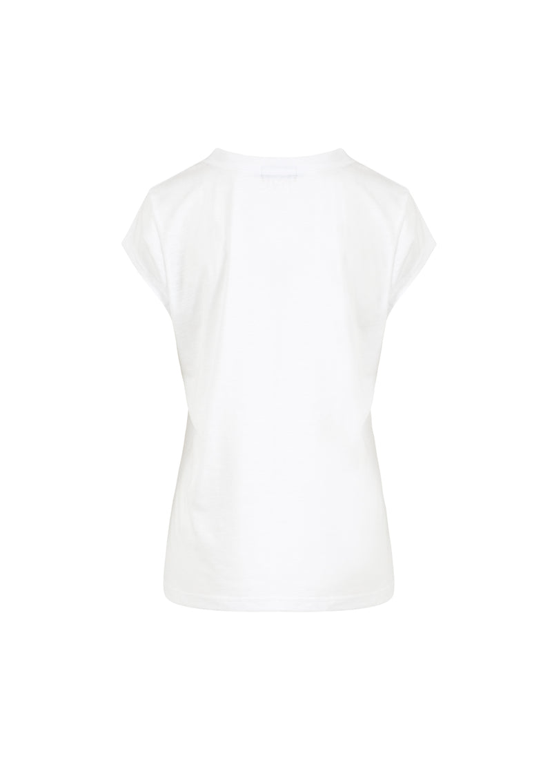 CC Heart CC HEART SOLEIL TEE - CAP SLEEVES T-Shirt White - 200