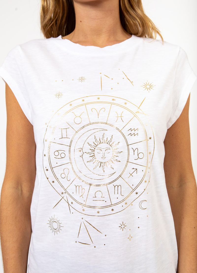 CC Heart CC HEART SOLEIL TEE - CAP SLEEVES T-Shirt White - 200