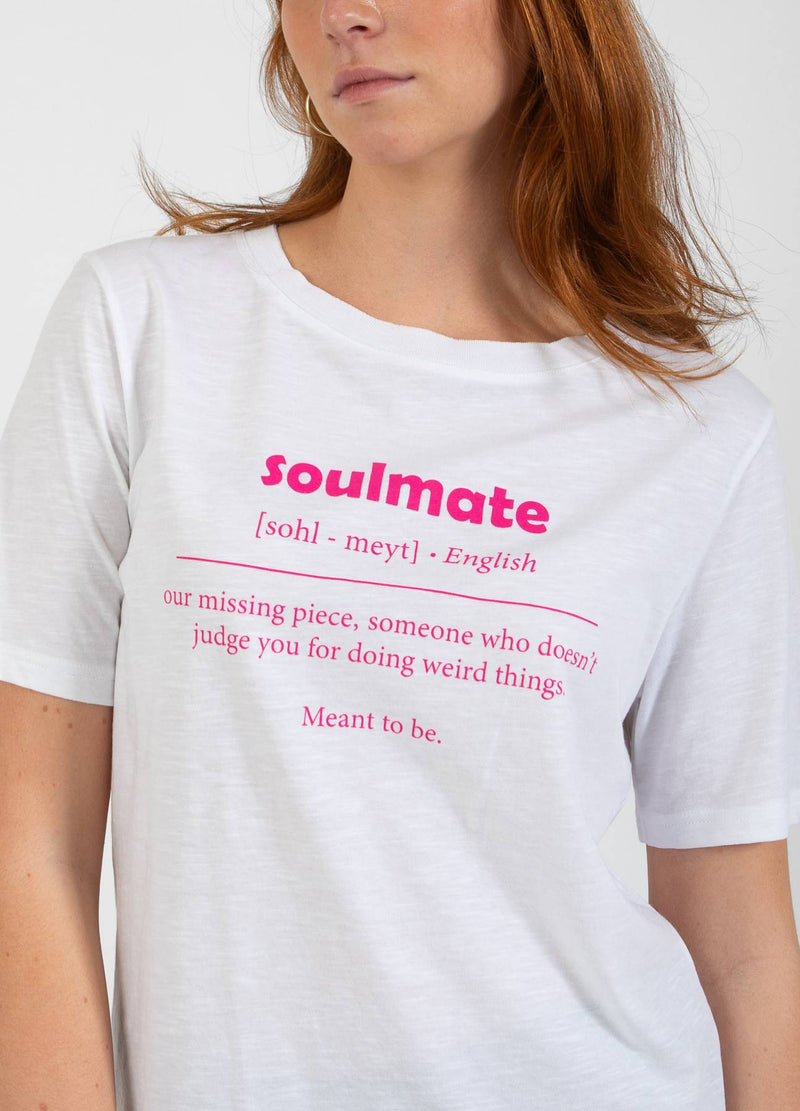 CC Heart CC HEART SOULMATE T-SHIRT - MEDIUM SLEEVE T-Shirt White - 200