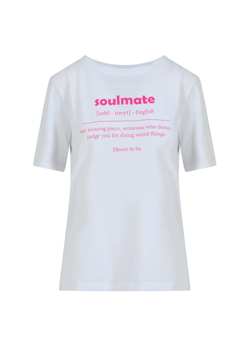 CC Heart CC HEART SOULMATE T-SHIRT - MEDIUM SLEEVE T-Shirt White - 200