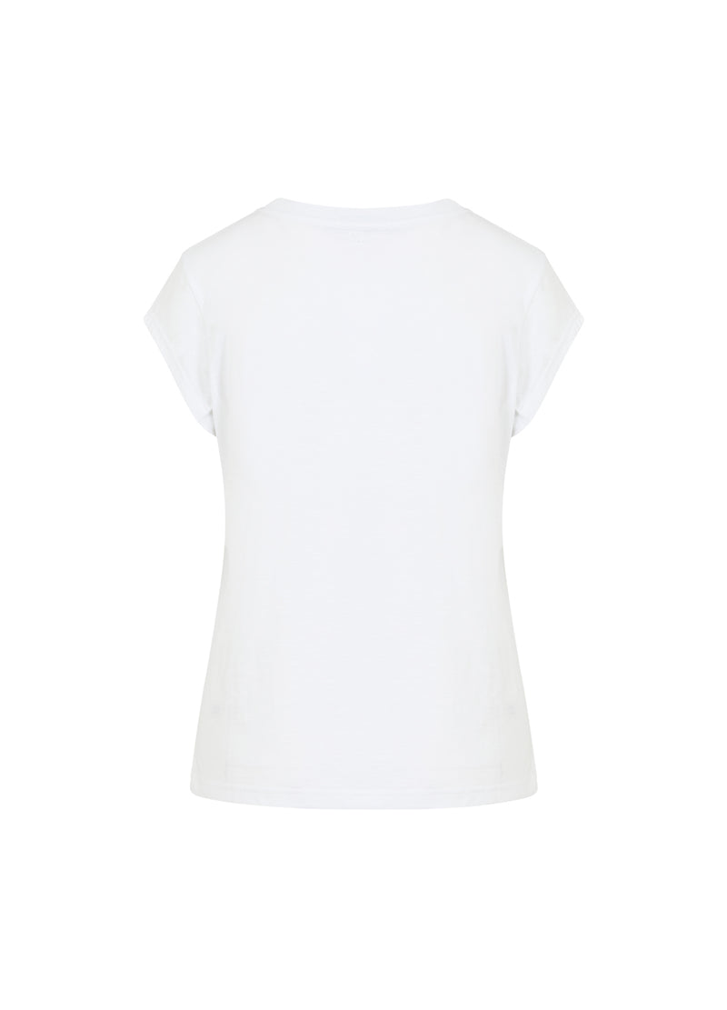 CC Heart CC HEART SUMMER TEE - CAP SLEEVE T-Shirt White - 200