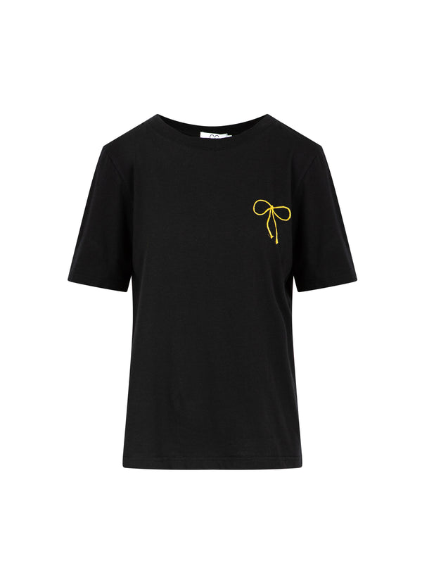 CC Heart CC HEART TINY BOW TEE T-Shirt Black - 100