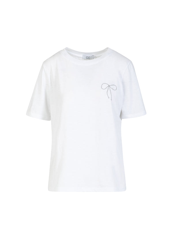 CC Heart CC HEART TINY BOW TEE T-Shirt White - 200