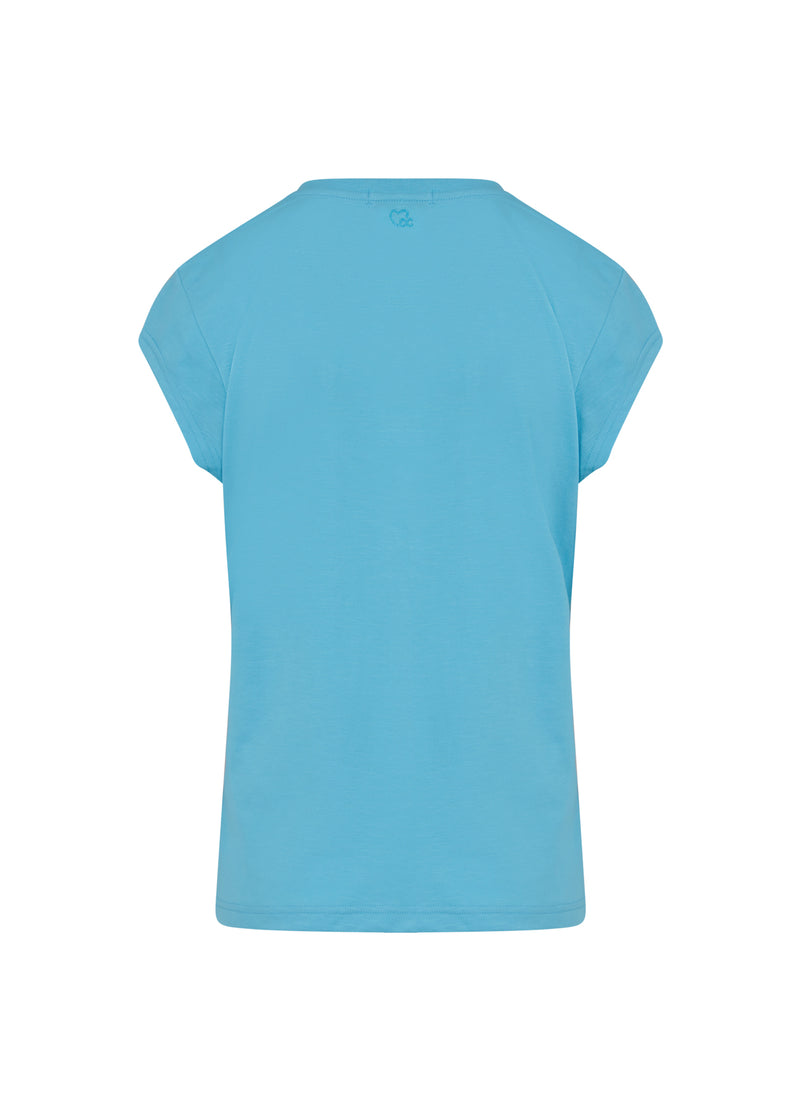 CC Heart CC HEART V-NECK T-SHIRT T-Shirt Aqua blue - 585