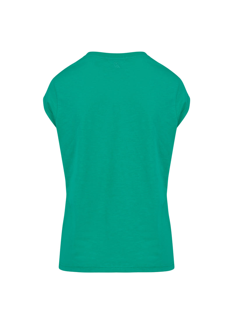 CC Heart CC HEART V-NECK T-SHIRT T-Shirt Clover green - 408