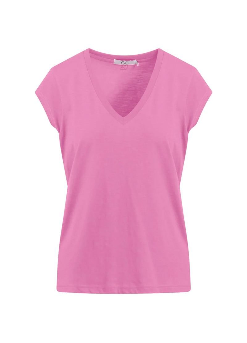 CC Heart CC HEART V-NECK T-SHIRT T-Shirt Diva pink - 667