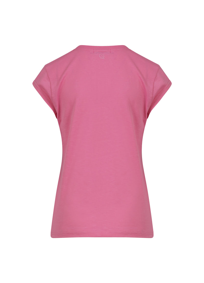 CC Heart CC HEART V-NECK T-SHIRT T-Shirt Garden Pink - 603