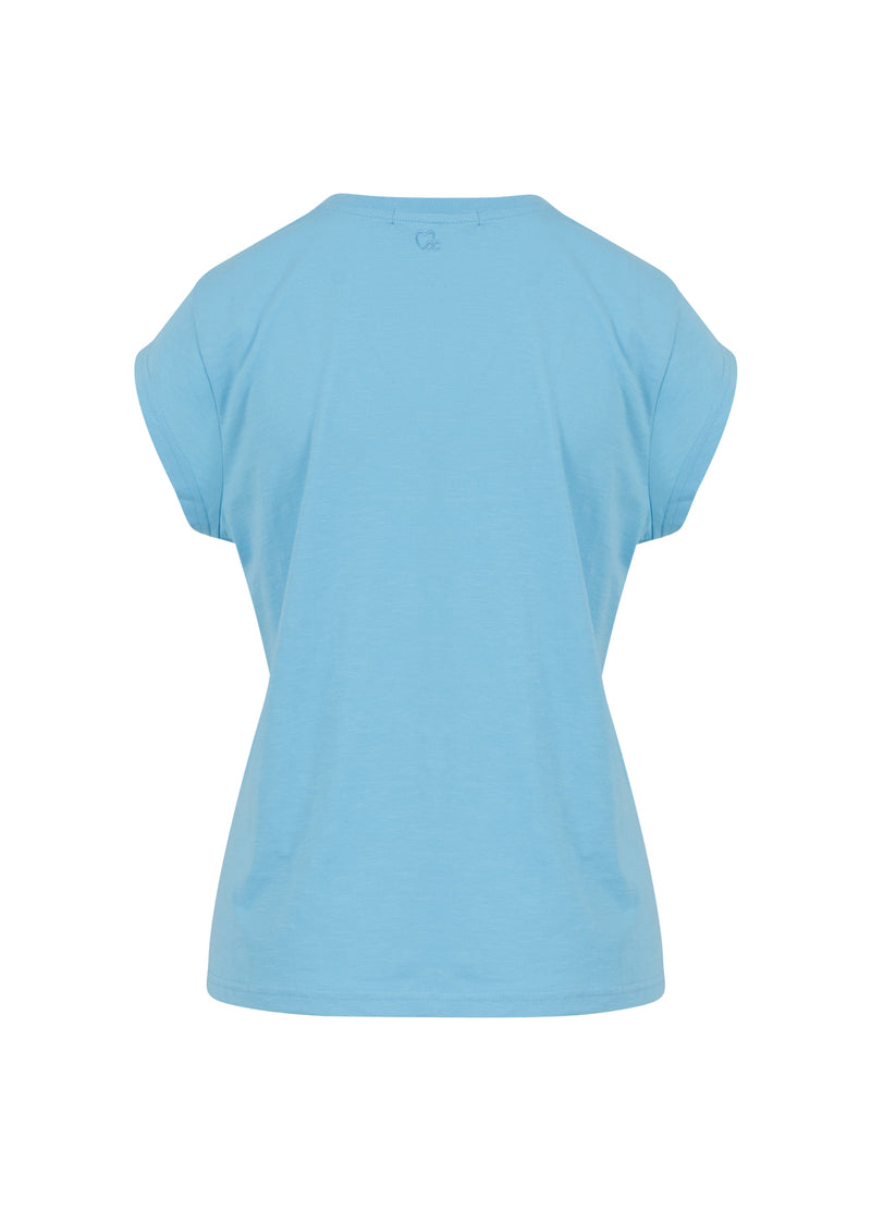 CC Heart CC HEART V-NECK T-SHIRT T-Shirt Light coastal blue - 569