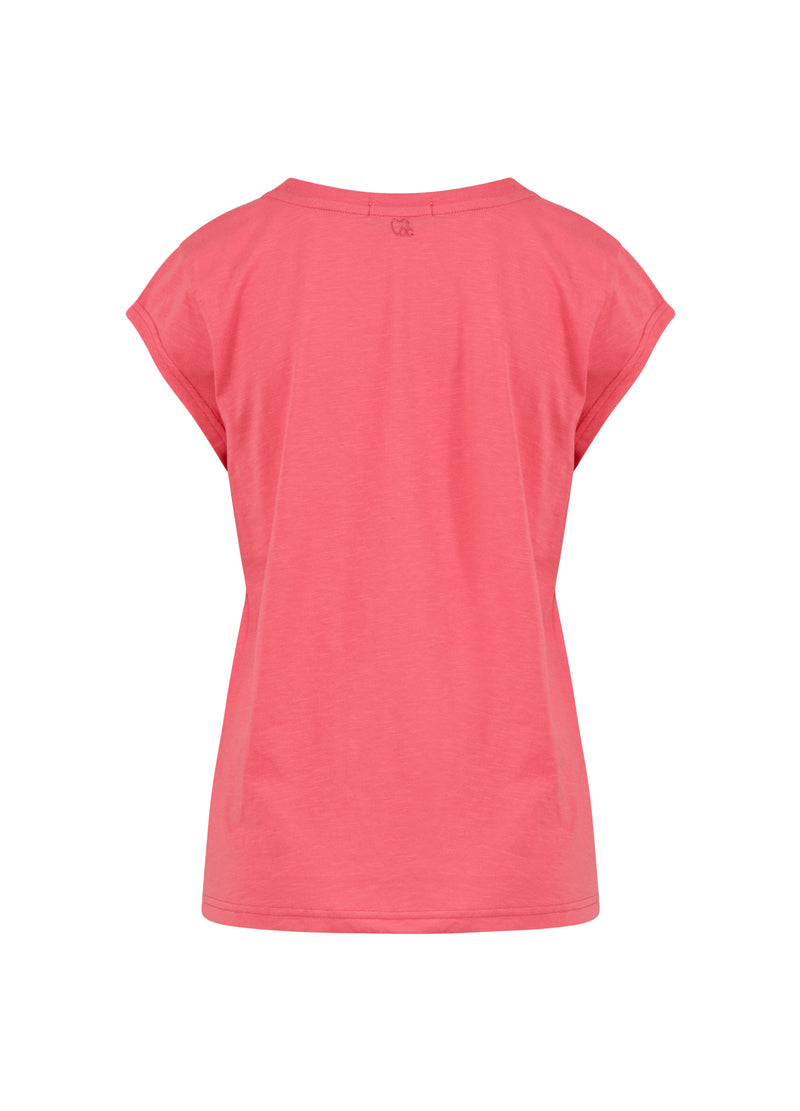 CC Heart CC Heart V-neck T-shirt T-Shirt Light intense pink - 660