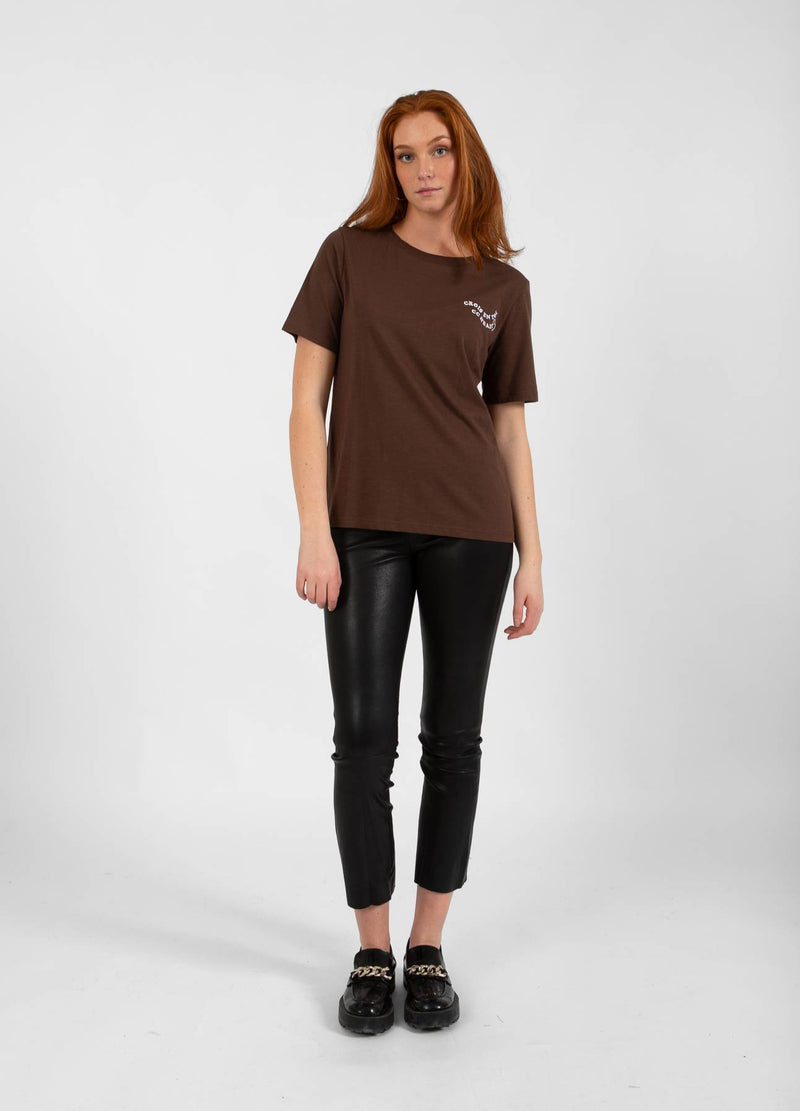 CC Heart CC HEART YOU T-SHIRT - MEDIUM SLEEVE T-Shirt Chocolate nut - 389