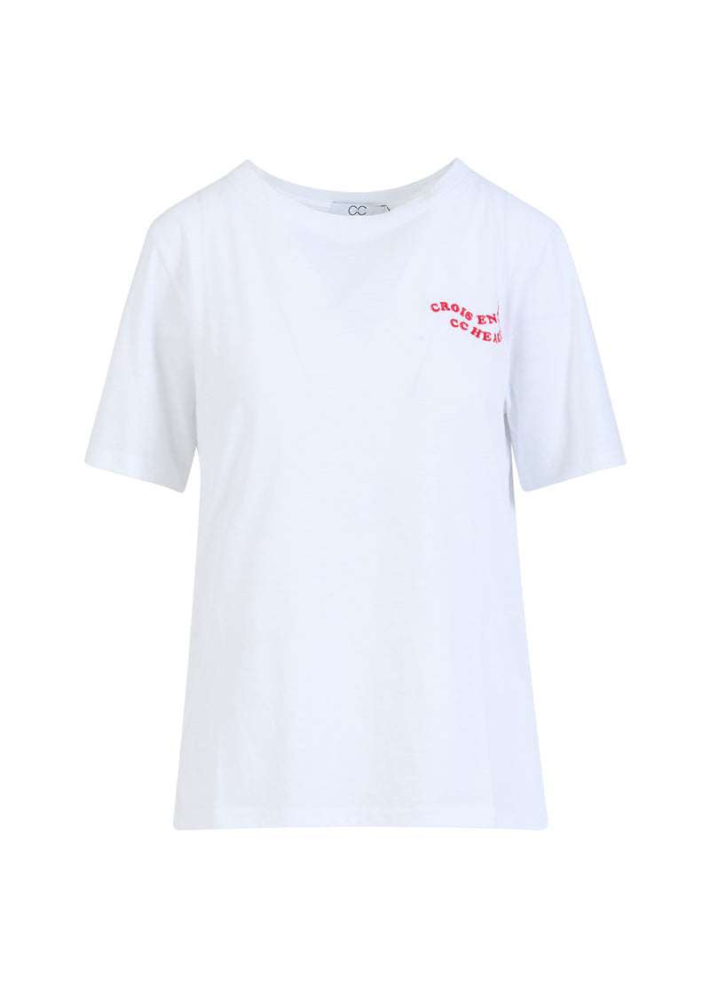 CC Heart CC HEART YOU T-SHIRT - MEDIUM SLEEVE T-Shirt White - 200