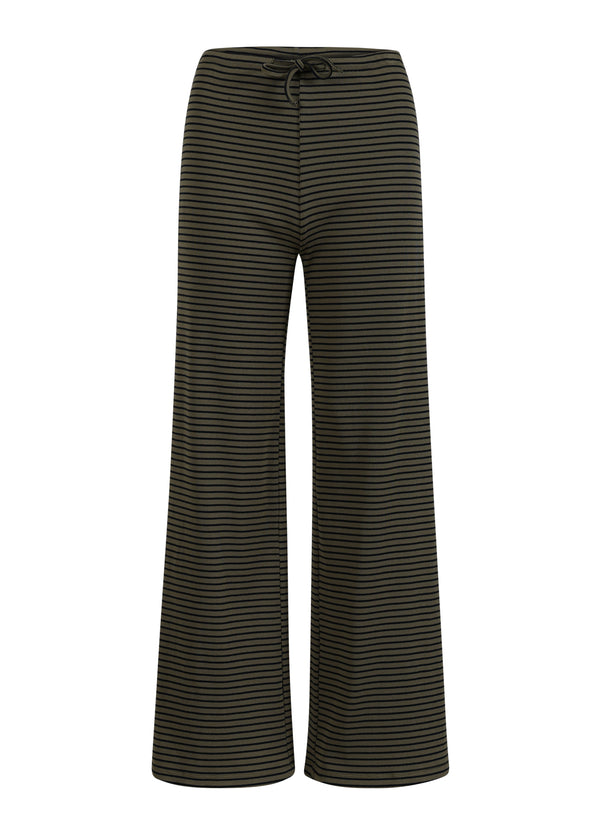 CC Heart CC Heart KAROLINE rib pants Pants Olive/navy stripe - 432