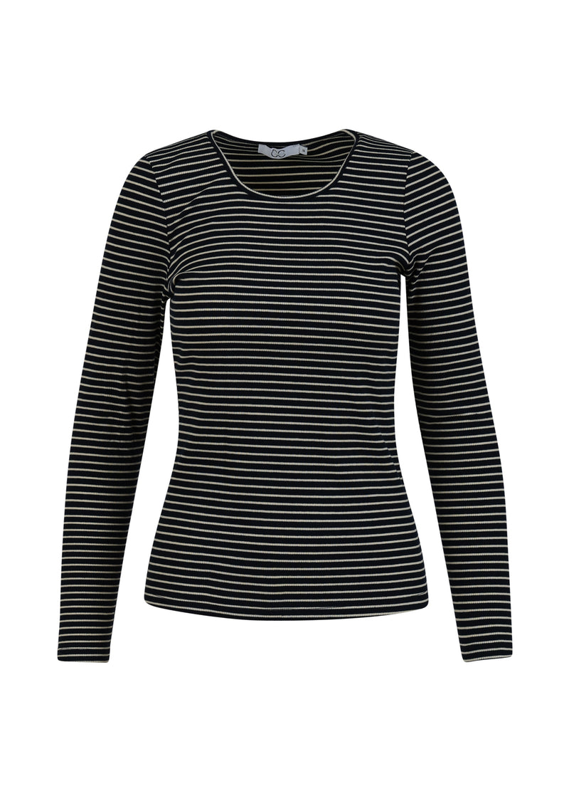 CC Heart CC HEART KAROLINE RIB TEE Shirt/Blouse Navy/offwhite stripe - 501