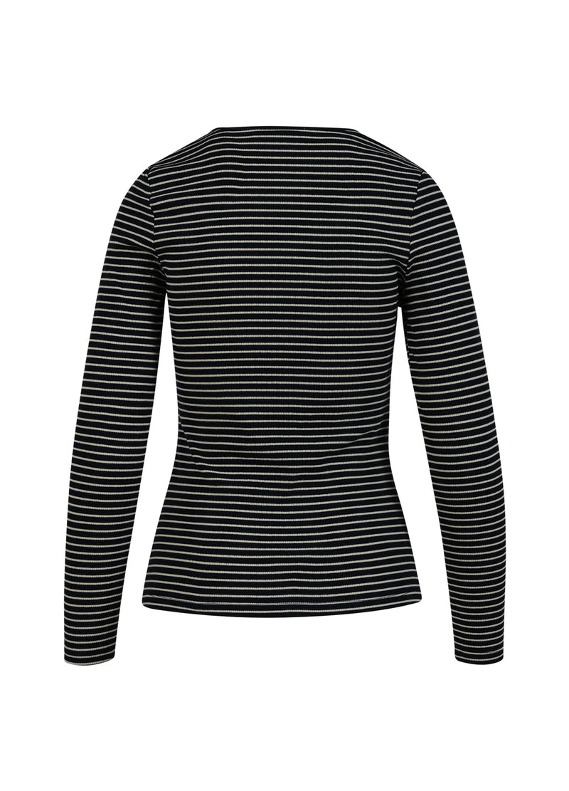 CC Heart CC HEART KAROLINE RIB TEE Shirt/Blouse Navy/offwhite stripe - 501