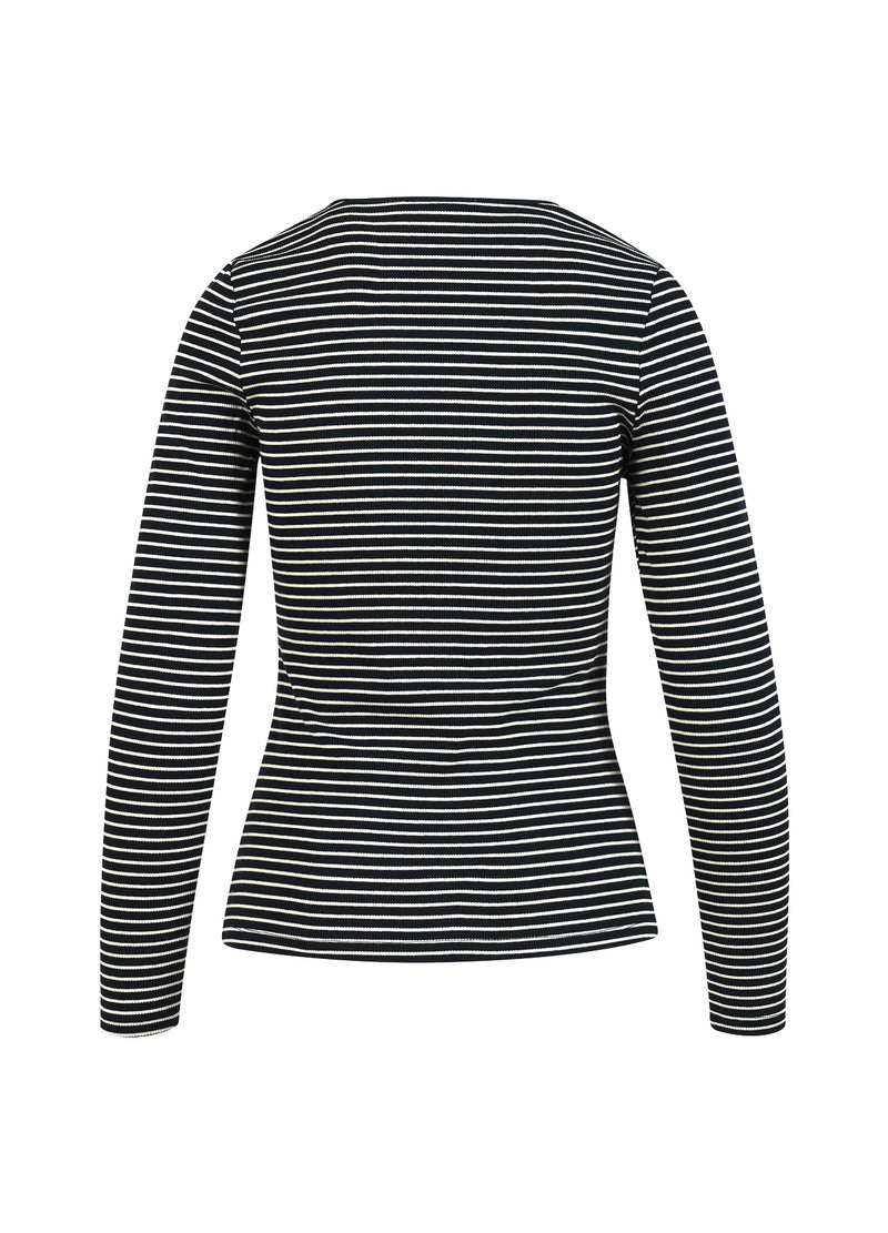 CC Heart CC HEART KAROLINE RIB TEE Shirt/Blouse Navy/offwhite stripe - 501