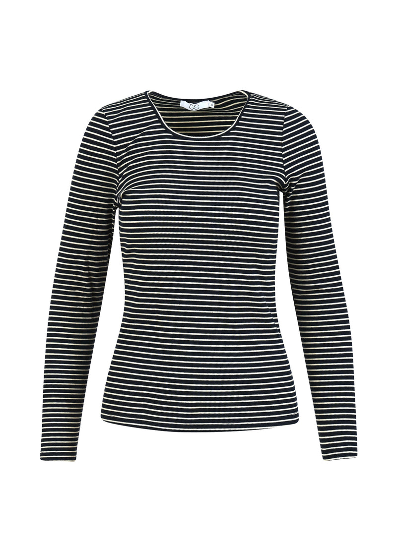 CC Heart CC HEART KAROLINE RIB TEE Shirt/Blouse Navy/offwhite stripe - 501