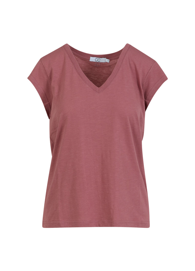 CC Heart CC Heart V-NECK T-SHIRT T-Shirt Apple butter - 696