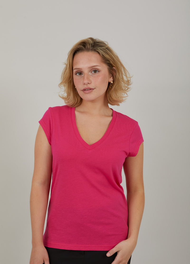 CC Heart CC Heart V-NECK T-SHIRT T-Shirt Bright sunrise - 740