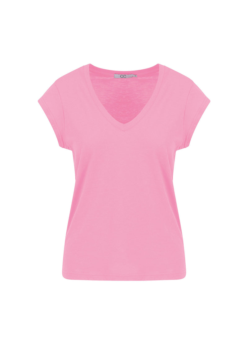 CC Heart CC Heart V-neck T-shirt T-Shirt Baby pink - 615