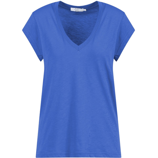 CC Heart CC Heart V-neck T-shirt T-Shirt Bright blue - 592