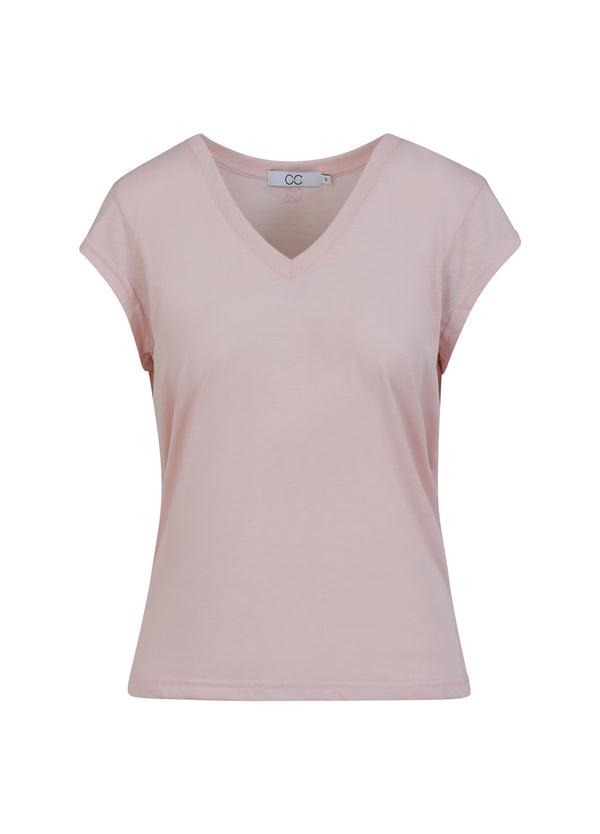 CC Heart CC Heart V-NECK T-SHIRT T-Shirt Daisy Pink - 600