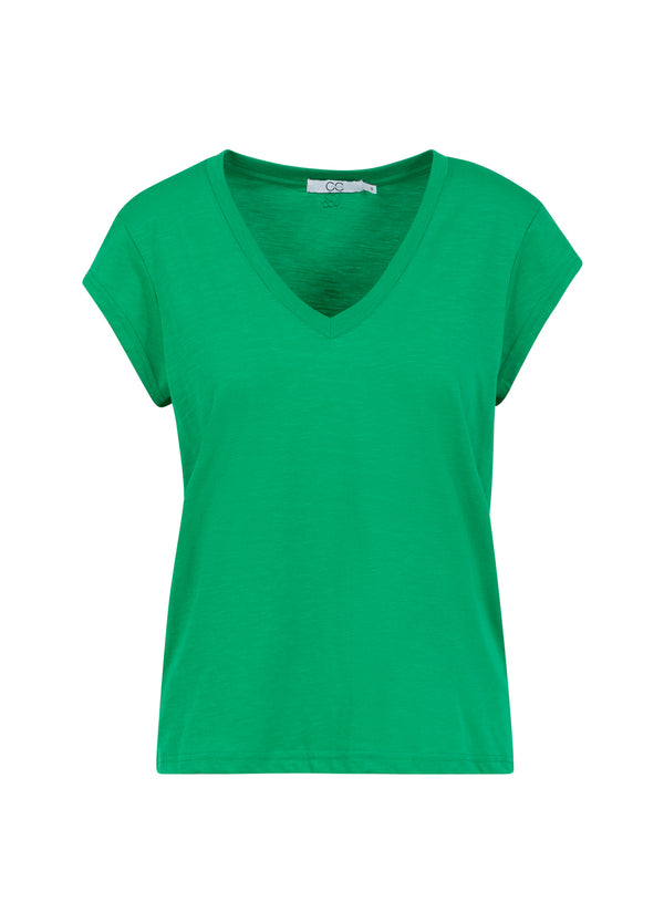 CC Heart CC Heart V-neck T-shirt T-Shirt Emerald green - 402