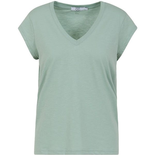 CC Heart CC Heart V-neck T-shirt T-Shirt Minty green – 462