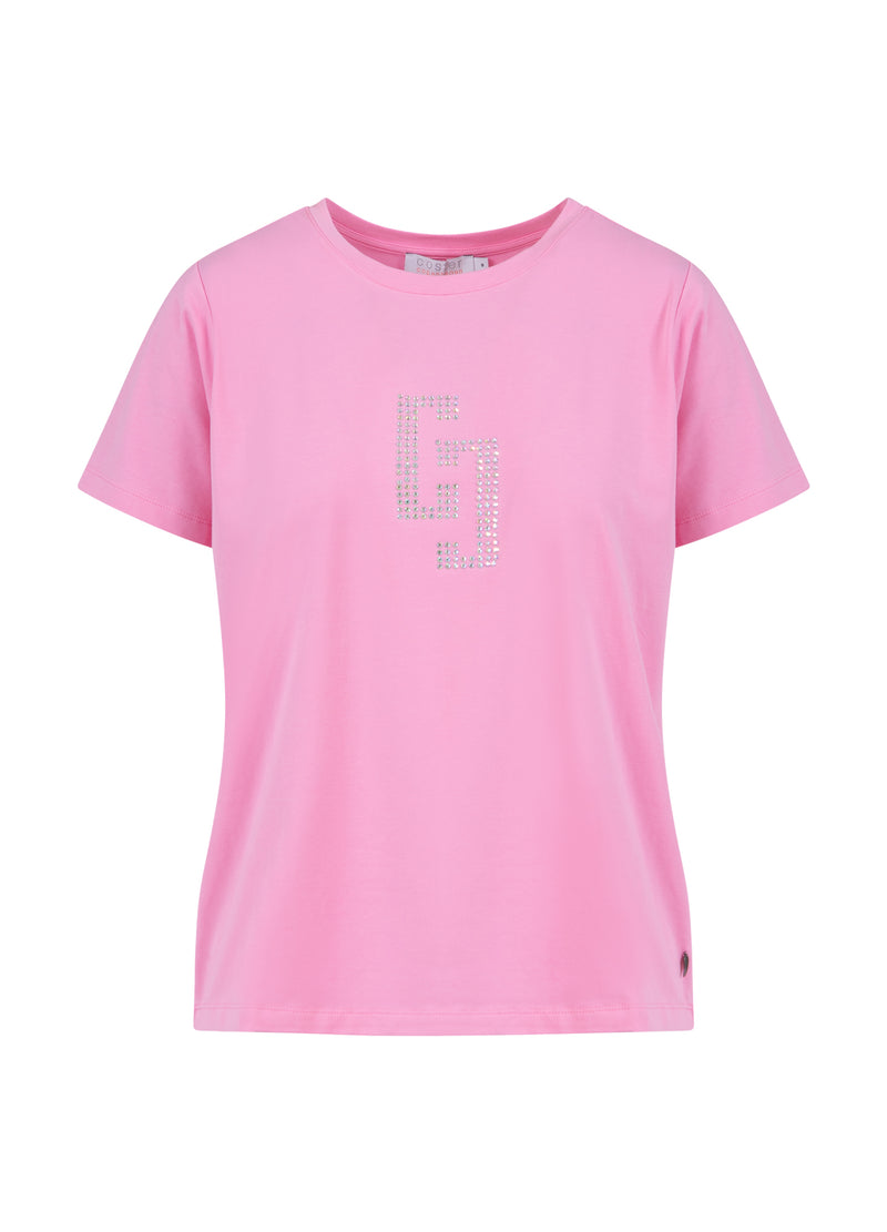 Coster Copenhagen CC RHINESTONE T-SHIRT T-Shirt Bubble pink - 690