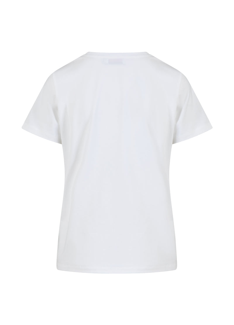 Coster Copenhagen CC RHINESTONE T-SHIRT T-Shirt White - 200