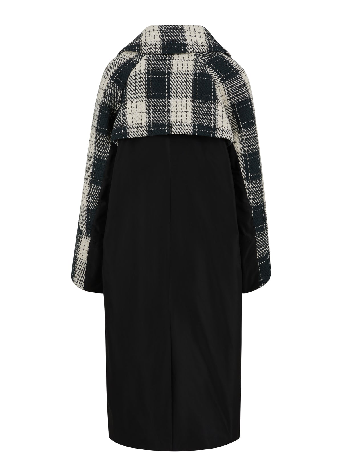 nokcha】hounds tooth check coat チェスターコート