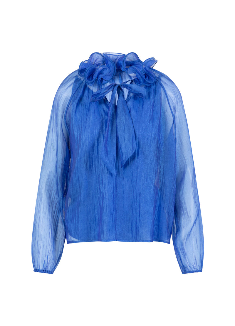 Coster Copenhagen CHIFFON BLOUSE Shirt/Blouse Rich blue - 583